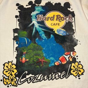 Hard-rock-cafe Men's White and Cream T-shirt